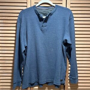 Men's Waffle Thermal Henley
